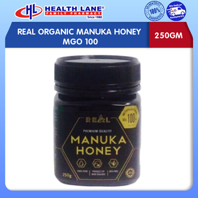 REAL ORGANIC MANUKA HONEY MGO 100+ (250GM)